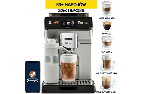 Ekspres De’Longhi Eletta Explore ECAM45065S automatyczny srebrny