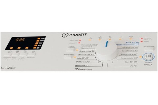 Pralka INDESIT BTWS6240PPL 6.0kg 1200obr./min