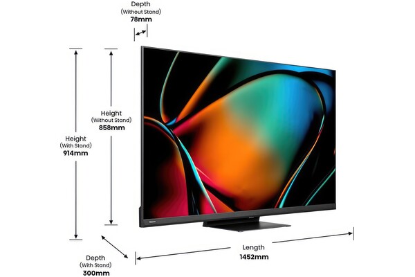 Telewizor Hisense 65U8KQ 65" 4K Ultra HD