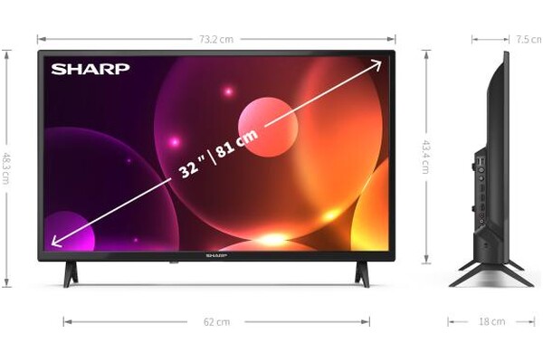 Telewizor Sharp 32FA2E 32" HD Ready
