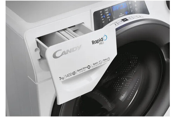 Pralka Candy RP4476BWMR1S RapidO 7.0kg 1400obr./min