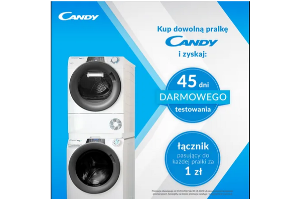 Pralka Candy RP4146BWMBC1S 14kg 1400obr./min