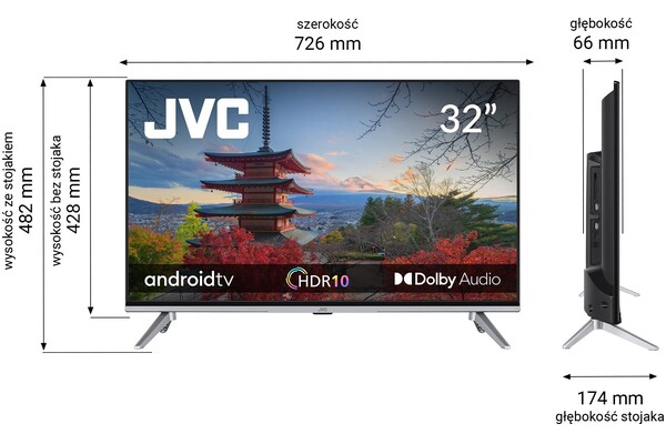 Telewizor JVC LT32VAF5300 32" Full HD