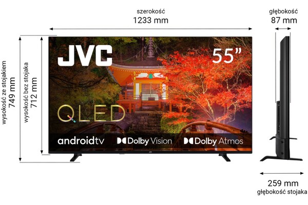 Telewizor JVC LT55VAQ330P 55" 4K Ultra HD