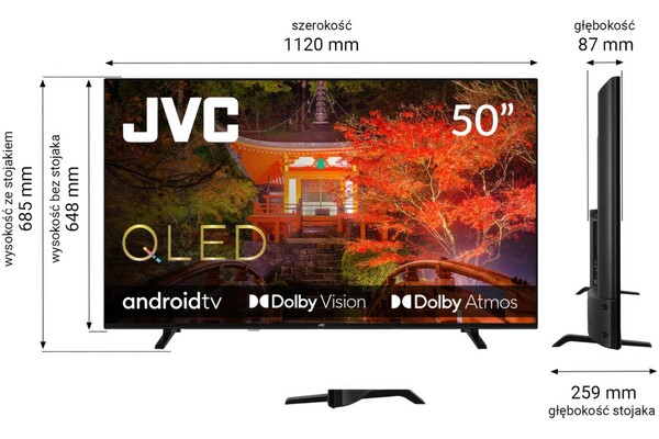 Telewizor JVC LT50VAQ330P 50" 4K Ultra HD