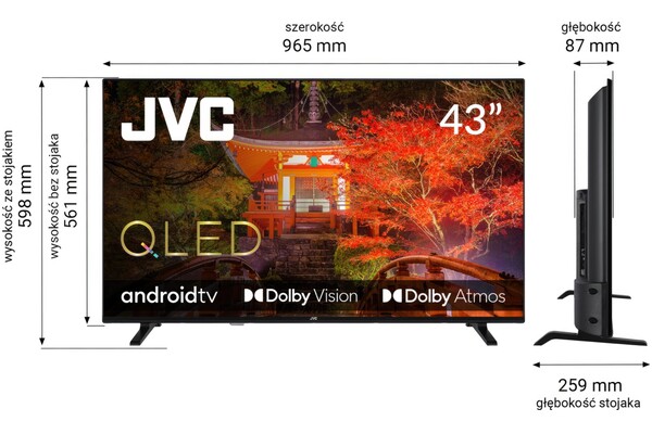 Telewizor JVC LT43VAQ330P 43" 4K Ultra HD