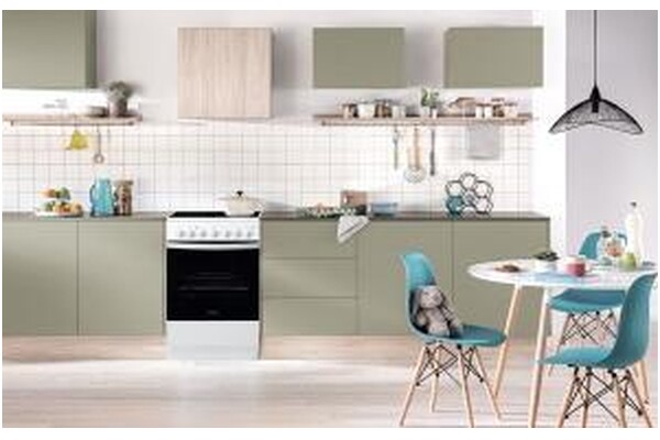 Kuchnia INDESIT IS5V4PHWE płyta Ceramiczna, piekarnik elektryczny