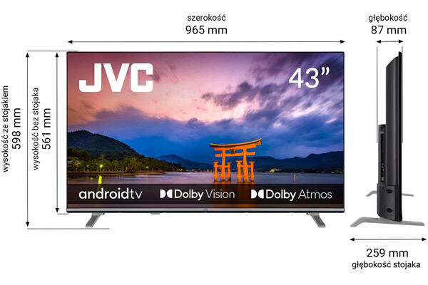 Telewizor JVC LT43VA7300 43" 4K Ultra HD