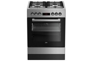 Kuchnia Beko FSMT62321DXSS płyta gazowa, piekarnik elektryczny