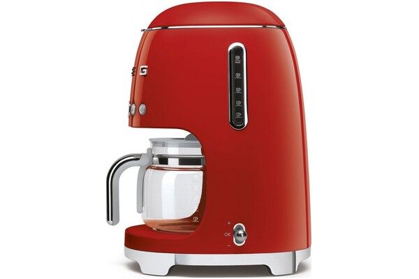 Ekspres Smeg DCF02RD Przelewowy czerwony