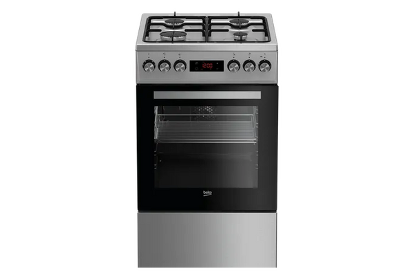 Kuchnia Beko FSE52330DXDS płyta gazowa, piekarnik elektryczny