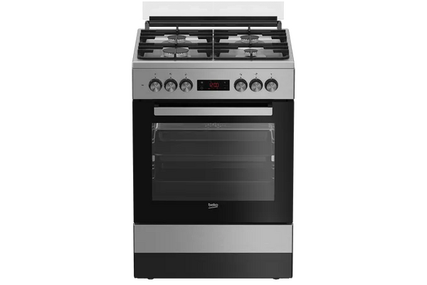 Kuchnia Beko FSM62331DXT płyta gazowa, piekarnik elektryczny