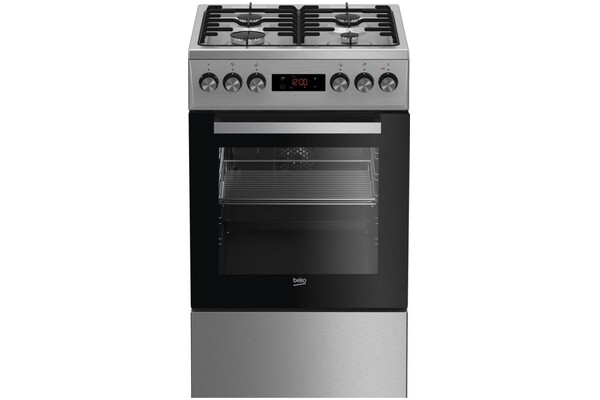 Kuchnia Beko FSE52320DXD płyta gazowa, piekarnik elektryczny