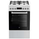 Kuchnia Beko FSE52320DWD płyta gazowa, piekarnik elektryczny