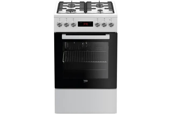Kuchnia Beko FSE52320DWD płyta gazowa, piekarnik elektryczny