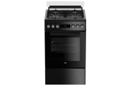 Kuchnia Beko FSE52321DBD płyta gazowa, piekarnik elektryczny