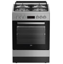 Kuchnia Beko FSMT61337DXDT płyta gazowa, piekarnik elektryczny