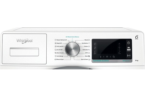 Pralka Whirlpool W6XW845WBEE Supreme Silence 8kg 1400obr./min