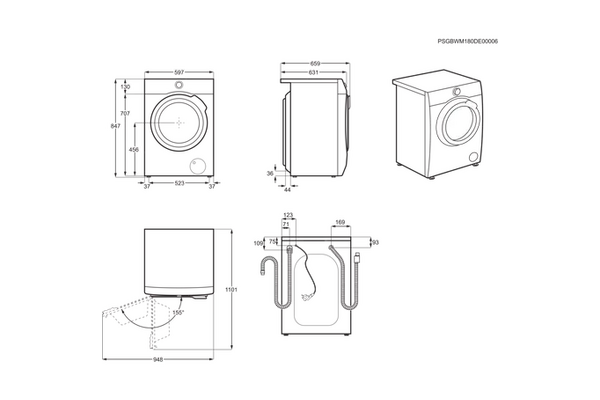 Pralka Electrolux EW9F161BP 10kg 1600obr./min