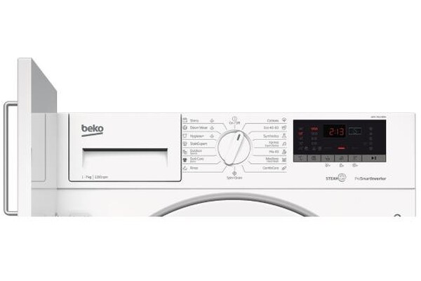 Pralka do zabudowy Beko WITC7612B0W SteamCure 7.0kg 1200obr./min