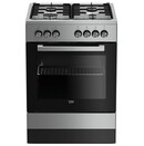 Kuchnia Beko FSE62120DX płyta gazowa, piekarnik elektryczny