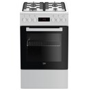 Kuchnia Beko FSE52321DWD płyta gazowa, piekarnik elektryczny