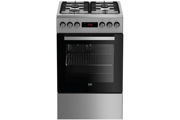 Kuchnia Beko FSE52326DXD płyta gazowa, piekarnik elektryczny