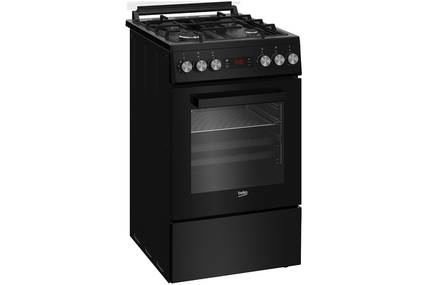 Kuchnia Beko FSM52330DBDS płyta gazowa, piekarnik elektryczny
