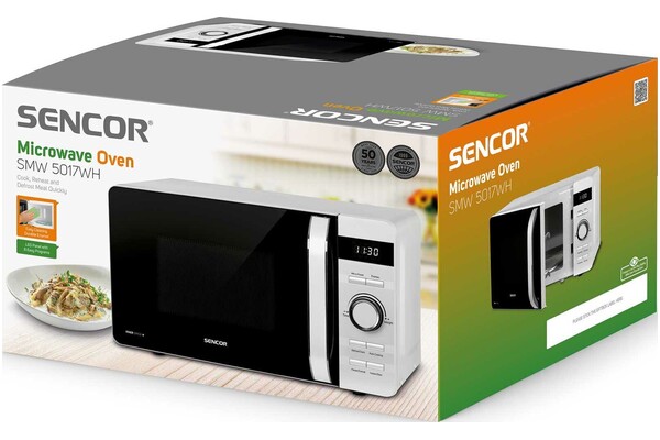 Kuchenka mikrofalowa SENCOR SMW5017WH 17l 800W