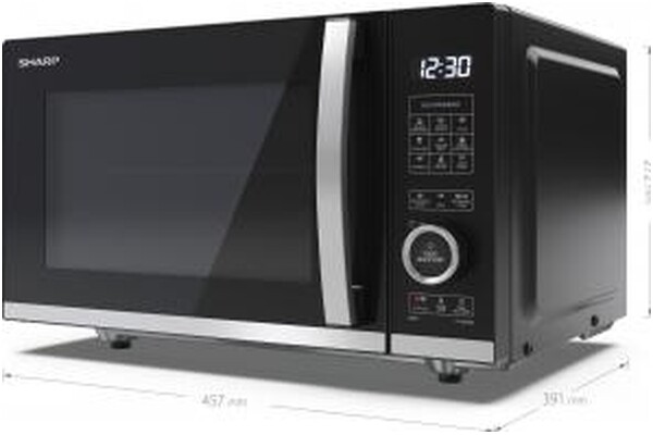 Kuchenka mikrofalowa Sharp YCQG204AEB 20l 800W