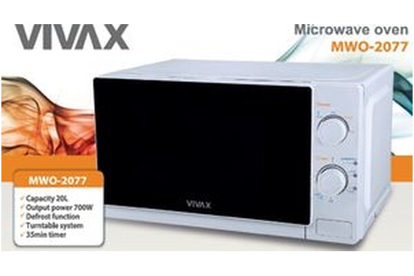 Kuchenka mikrofalowa VIVAX MWO2077 20l 700W