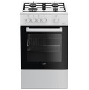 Kuchnia Beko FSG52020FW płyta gazowa, piekarnik gazowy