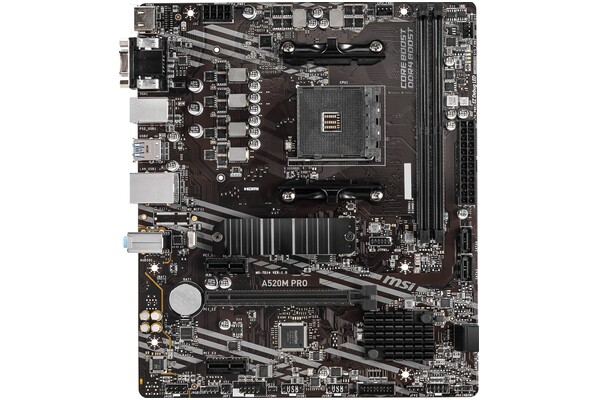 Płyta główna MSI A520M Pro Socket AM4 AMD A520 DDR4 microATX