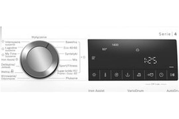 Pralko-suszarka Bosch WNA144VSPLBIA Serie 4 9.0kg 1400obr./min