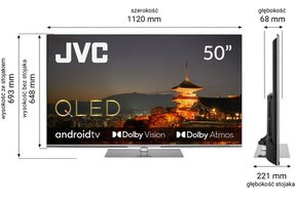 Telewizor JVC LT50VAQ830P 50" 4K Ultra HD