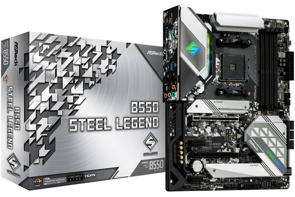 Płyta główna ASrock B550 Phantom Gaming 4 Socket AM4 AMD B550 DDR4 ATX