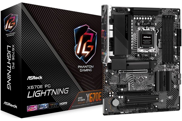 Płyta główna ASrock X670E Pro RS Socket AM5 AMD X670 DDR5 ATX