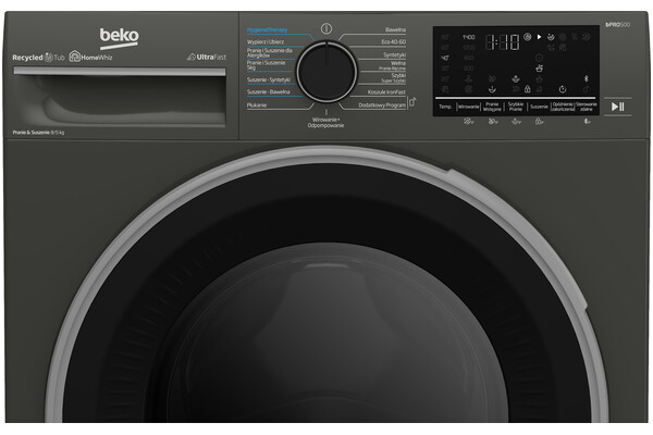 Pralko-suszarka Beko B5DFT584427MPB 1400obr./min