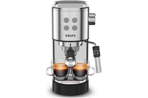 Ekspres KRUPS Virtuoso XP444C10 kolbowy srebrny
