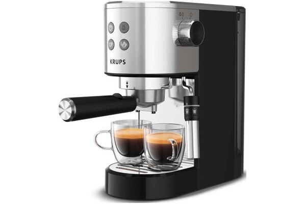 Ekspres KRUPS Virtuoso XP444C10 kolbowy srebrny