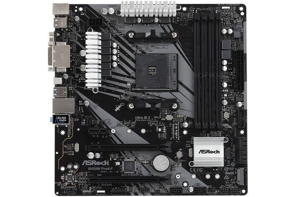 Płyta główna ASrock B450M -HDV R4.0 Socket AM4 AMD B450 DDR4 microATX
