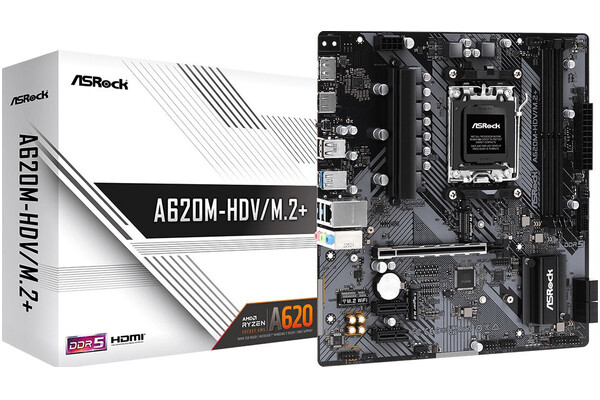 Płyta główna ASrock A620M HDV/M.2 Socket AM5 AMD A620 DDR5 microATX