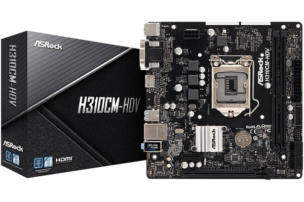 Płyta główna ASrock H310C -HDV Socket 1151 Intel H310 DDR4 microATX