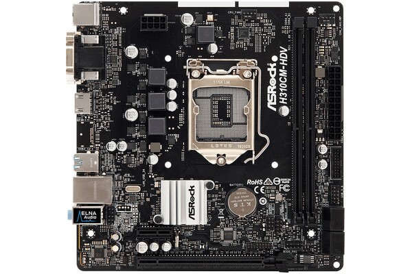 Płyta główna ASrock H310C -HDV Socket 1151 Intel H310 DDR4 microATX