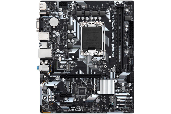 Płyta główna ASrock B760M -HDV Socket 1700 Intel B760 DDR4 microATX