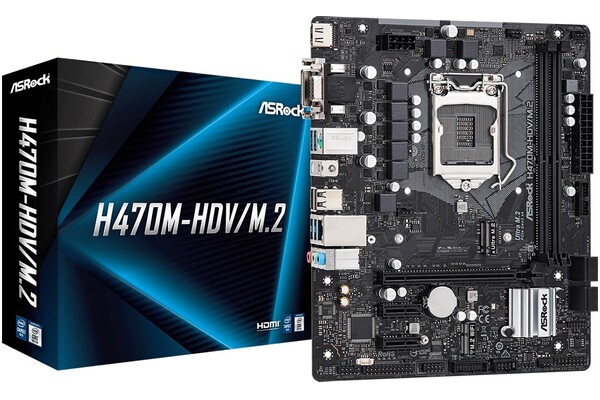 Płyta główna ASrock H470M -HDV Socket 1200 Intel H470 DDR4 microATX