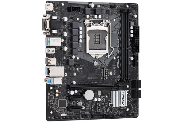 Płyta główna ASrock H470M -HDV Socket 1200 Intel H470 DDR4 microATX