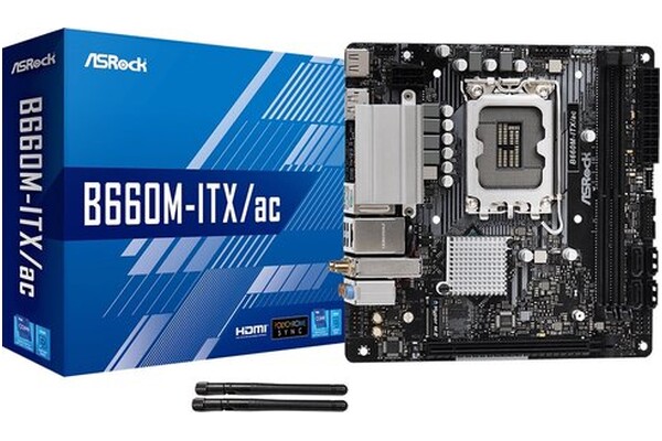 Płyta główna ASrock B660M ITX/AC Socket 1700 Intel B660 DDR4 Mini-ITX