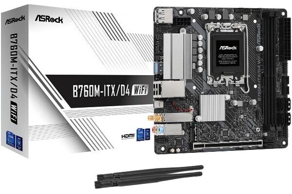 Płyta główna ASrock B760M ITX/D4 Socket 1700 Intel B760 DDR4 Mini-ITX