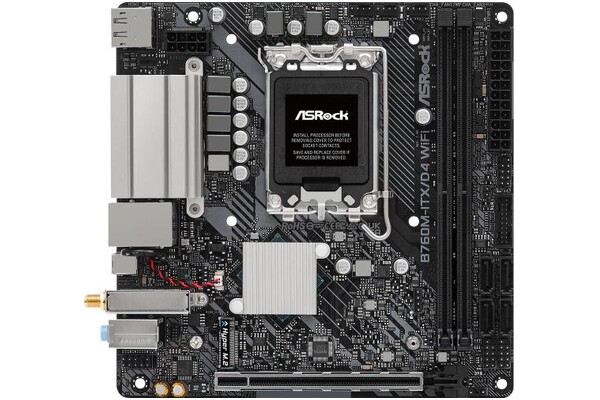 Płyta główna ASrock B760M ITX/D4 Socket 1700 Intel B760 DDR4 Mini-ITX